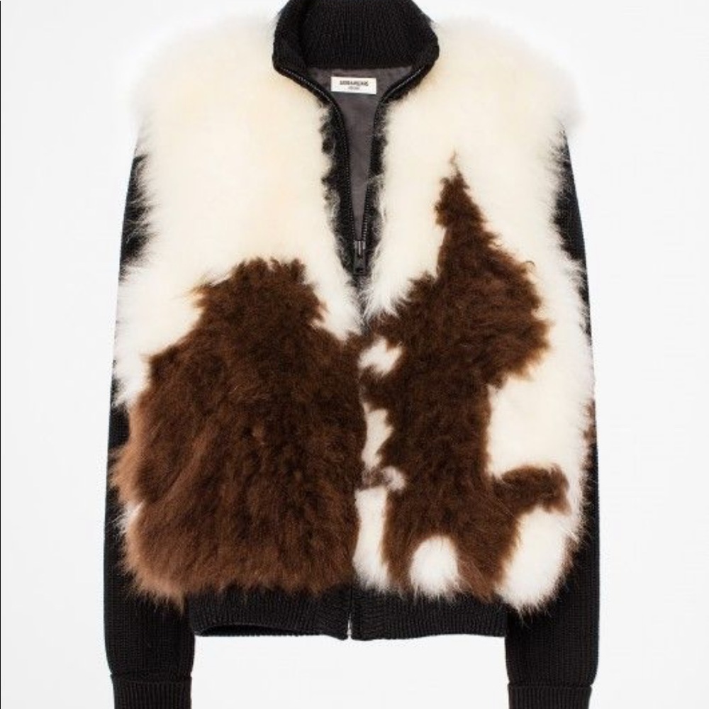 ISO ZADIG AND VOLTAIRE TED SHEEPSKIN JACKET